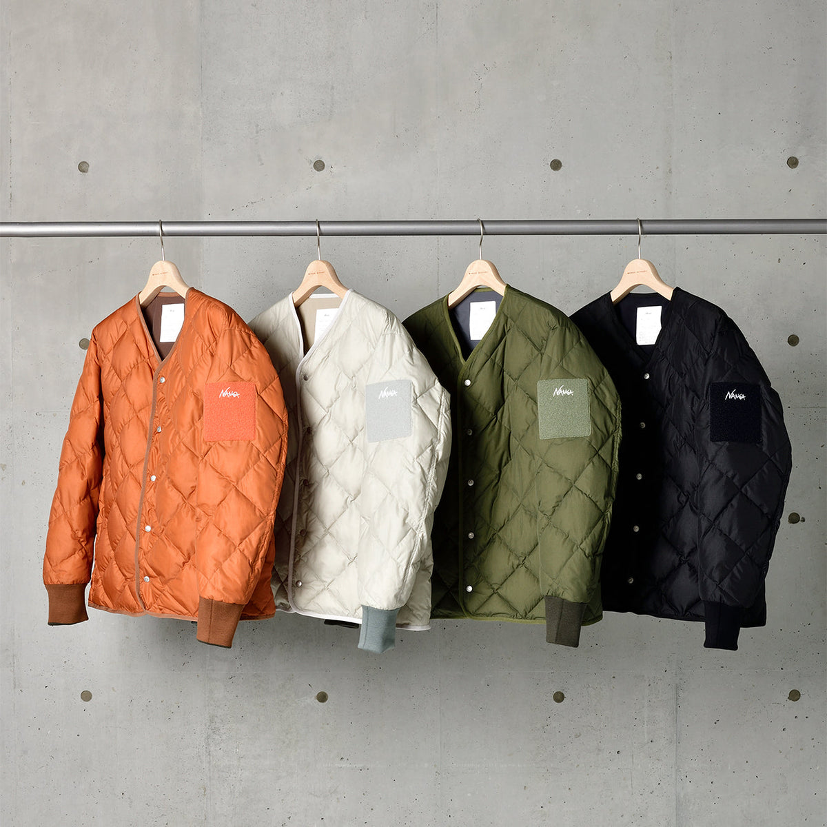 NANGA×MANUAL ALPHABET CMR REVERSLE DOWN JACKET – MANUAL ALPHABET ...