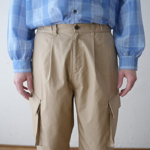 C/N GABARDINE CARGO PANTS