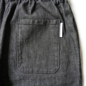 12oz STRETCH DENIM WIDE TAPERED EASY PANTS