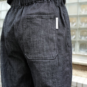 12oz STRETCH DENIM WIDE TAPERED EASY PANTS