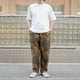 BACK SATIN CAMO EASY PANTS