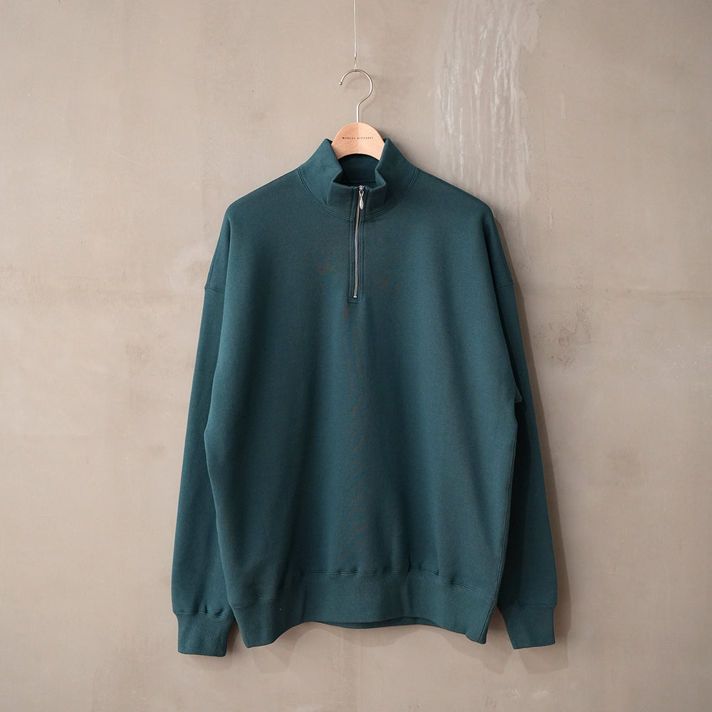 BRUSHED SWEAT HALFZIP