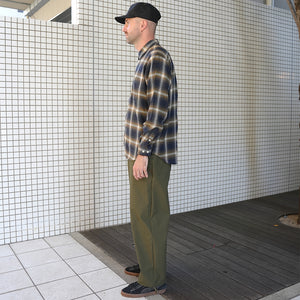 OMBRE CHECK LOOSE FIT R/C SHT