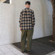 OMBRE CHECK LOOSE FIT R/C SHT