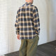 OMBRE CHECK LOOSE FIT R/C SHT