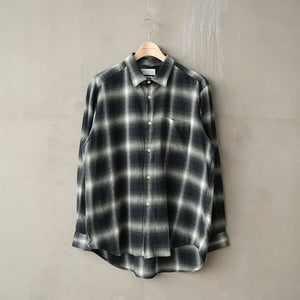 OMBRE CHECK LOOSE FIT R/C SHT