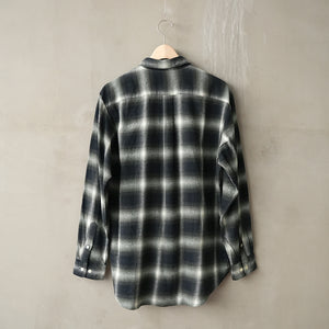 OMBRE CHECK LOOSE FIT R/C SHT