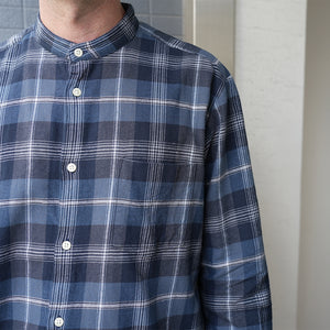 BRUSHED CHECK LOOSE FIT B/C SHT