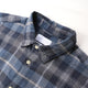 BRUSHED CHECK LOOSE FIT R/C SHT