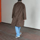 WOOL BEAVER BALMACAAN COAT