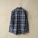 BRUSHED CHECK LOOSE FIT R/C SHT