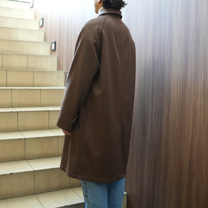 WOOL BEAVER BALMACAAN COAT