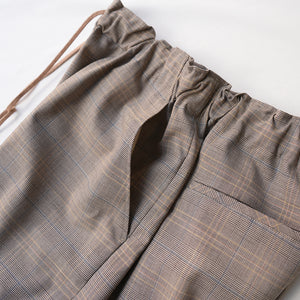 EASY WIDE CHECK PANTS【MANON】