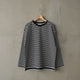 LS BORDER TEE【MANON】