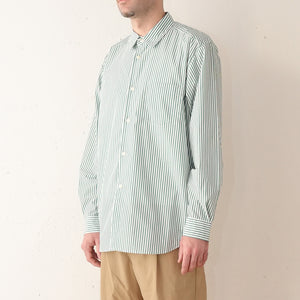 TYPEWRITER STRIPE LOOSE FIT R/C SHT