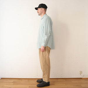 TYPEWRITER STRIPE LOOSE FIT R/C SHT