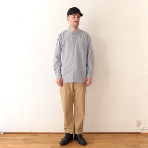 TYPEWRITER STRIPE LOOSE FIT R/C SHT