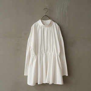 TWILL PEPLUM BLOUSE【MANON】