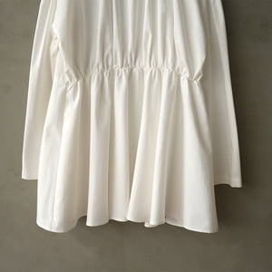 TWILL PEPLUM BLOUSE【MANON】