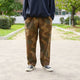 BACK SATIN CAMO EASY PANTS