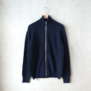 ALL TIME RIB ZIP KNIT