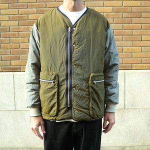 NANGA×MANUAL ALPHABET CMR REVERSE DOWN JACKET