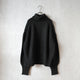 LOW GAUGE HI NECK OVER KNIT【MANON】