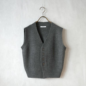 RIB KNIT VEST【MANON】