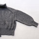 LOW GAUGE HI NECK OVER KNIT【MANON】