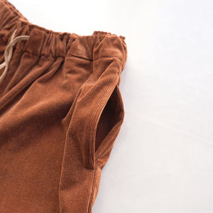 SIDE SLIT EASY CORDUROY PANTS【MANON】