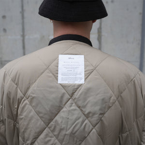 NANGA×MANUAL ALPHABET  FTQ REVERSE DOWN COAT