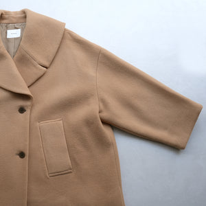 PILE MELTON SHAWL COLLAR  COAT【MANON】