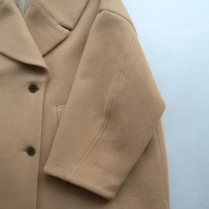 PILE MELTON SHAWL COLLAR  COAT【MANON】