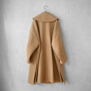 PILE MELTON SHAWL COLLAR  COAT【MANON】