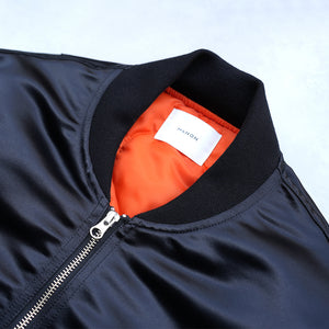 HEAVY SATIN MA-1 FLIGHT JKT【MANON】