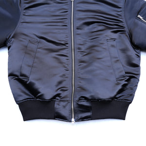 HEAVY SATIN MA-1 FLIGHT JKT【MANON】