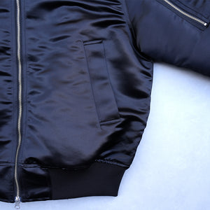 HEAVY SATIN MA-1 FLIGHT JKT【MANON】