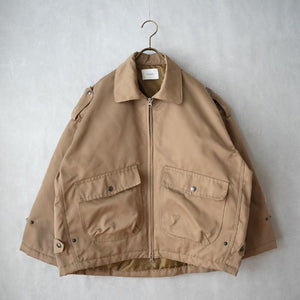 MEMORY SATIN PADDED MILITARY JKT【MANON】