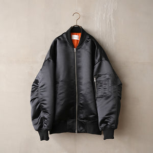 HEAVY SATIN MA-1 FLIGHT JKT【MANON】