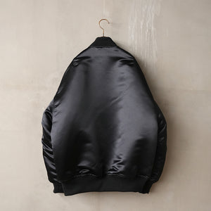 HEAVY SATIN MA-1 FLIGHT JKT【MANON】