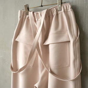 DOBLE CLOTH SUSPENDER PANTS【MANON】