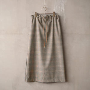 CHECK SIDE TUCK TIGHT SKIRT【MANON】