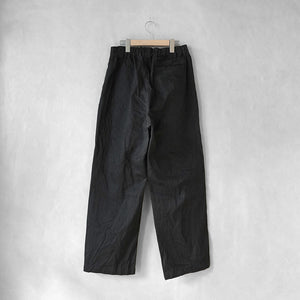 12oz BLACK DENIM TROUSERS