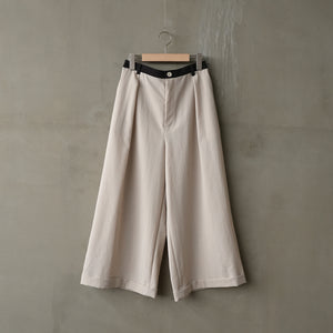 DRY TWILL WIDE PANTS【MANON】