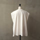 IN TUCK SLEEVE TEE WHITE【MANON】