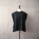 IN TUCK SLEEVE TEE BLACK【MANON】