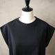 IN TUCK SLEEVE TEE BLACK【MANON】