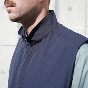 WEATHER CLOTH ZIP VEST