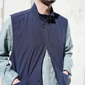 WEATHER CLOTH ZIP VEST