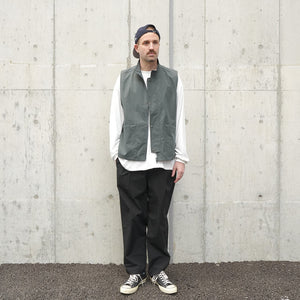 WEATHER CLOTH ZIP VEST